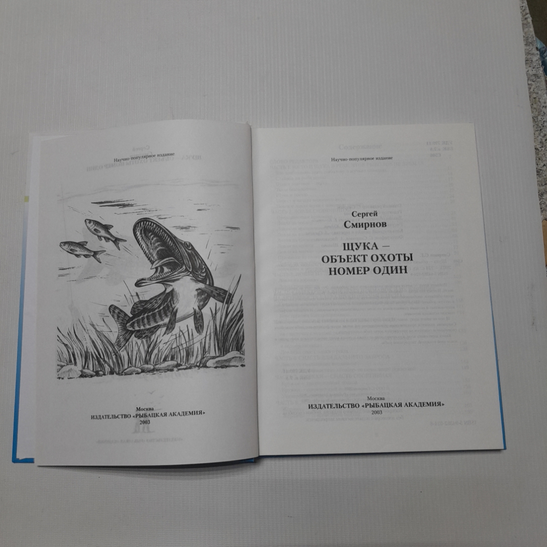 Купить Щука-объект охоты номер один. Издательство Рыбацкая академия, 2003г  в интернет магазине GESBES. Характеристики, цена | 76532. Адрес Московское  ш., 137А, Орёл, Орловская обл., Россия, 302025