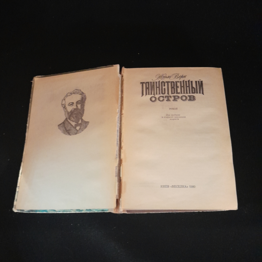 Таинственный остров. Жюль Верн. Издательство Веселка, 1980г. Картинка 2