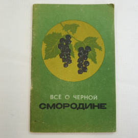 Ю.В. Осипов, З.Ф. Осипова, Все о черной смородине.1982 г.