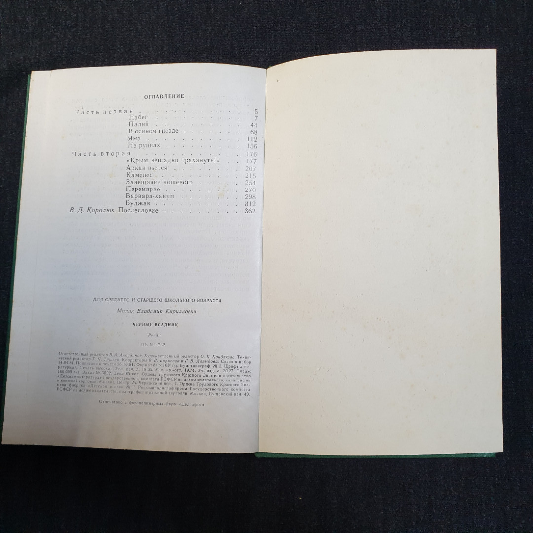 В. Малик, Черный всадник, изд. Детская литература, 1981. Картинка 7