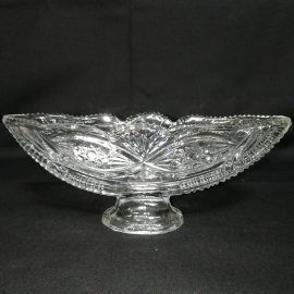 Ваза "Лодочка" на ножке. Хрусталь. СССР, цена за 1 шт