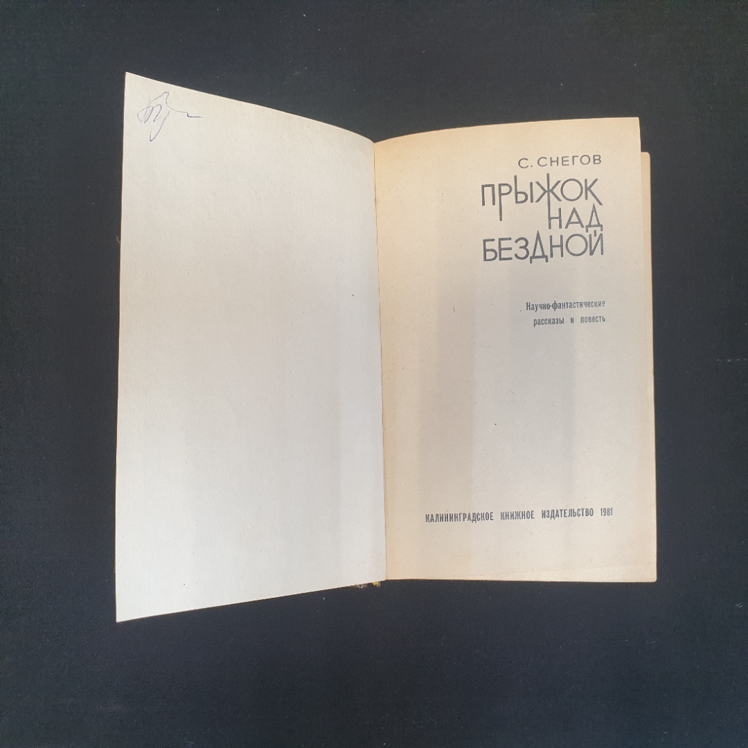 С. Снегов, Прыжок над бездной, 1981 г.. Картинка 6