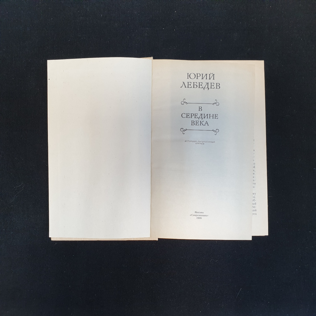 Ю.В. Лебедев, В середине века, 1988 г.. Картинка 4