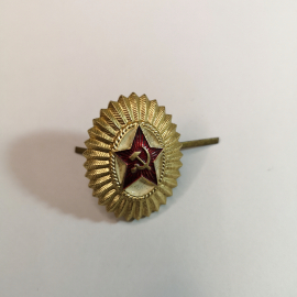Кокарда на фуражку СССР. Советская символика звезда серп и молот,винтаж