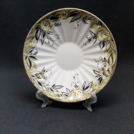 Блюдце чайное, золочение, фарфор ЛФЗ, винтаж СССР