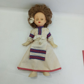 Кукла Ивановская 35 см. Родная одежда и обувь. Руки и ноги на резинке. Картинка 3