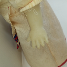 Кукла Ивановская 35 см. Родная одежда и обувь. Руки и ноги на резинке. Картинка 5