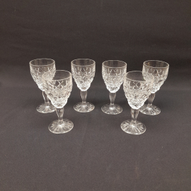 Винтажный набор бокалов, 13 см, хрусталь Bohemia Crystal,Чехословакия СССР периода