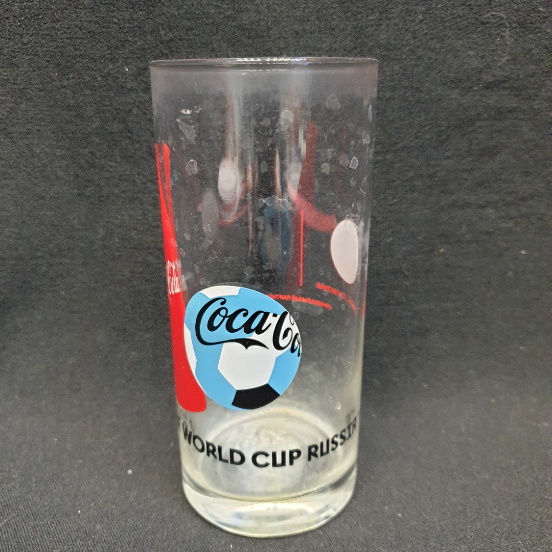 Стакан "Coca-Cola, 2018 FIFA WORLD CUP Russia" стекло. Картинка 2