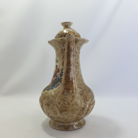 Чайник, кофейник, без клейма, фарфор. "Пастушка и пастух". Картинка 3