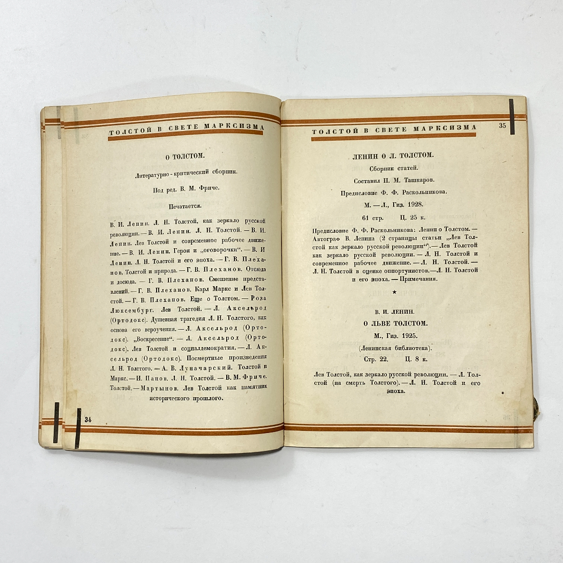 "Л.Н.Толстой 1828-1928года" СССР. Картинка 7