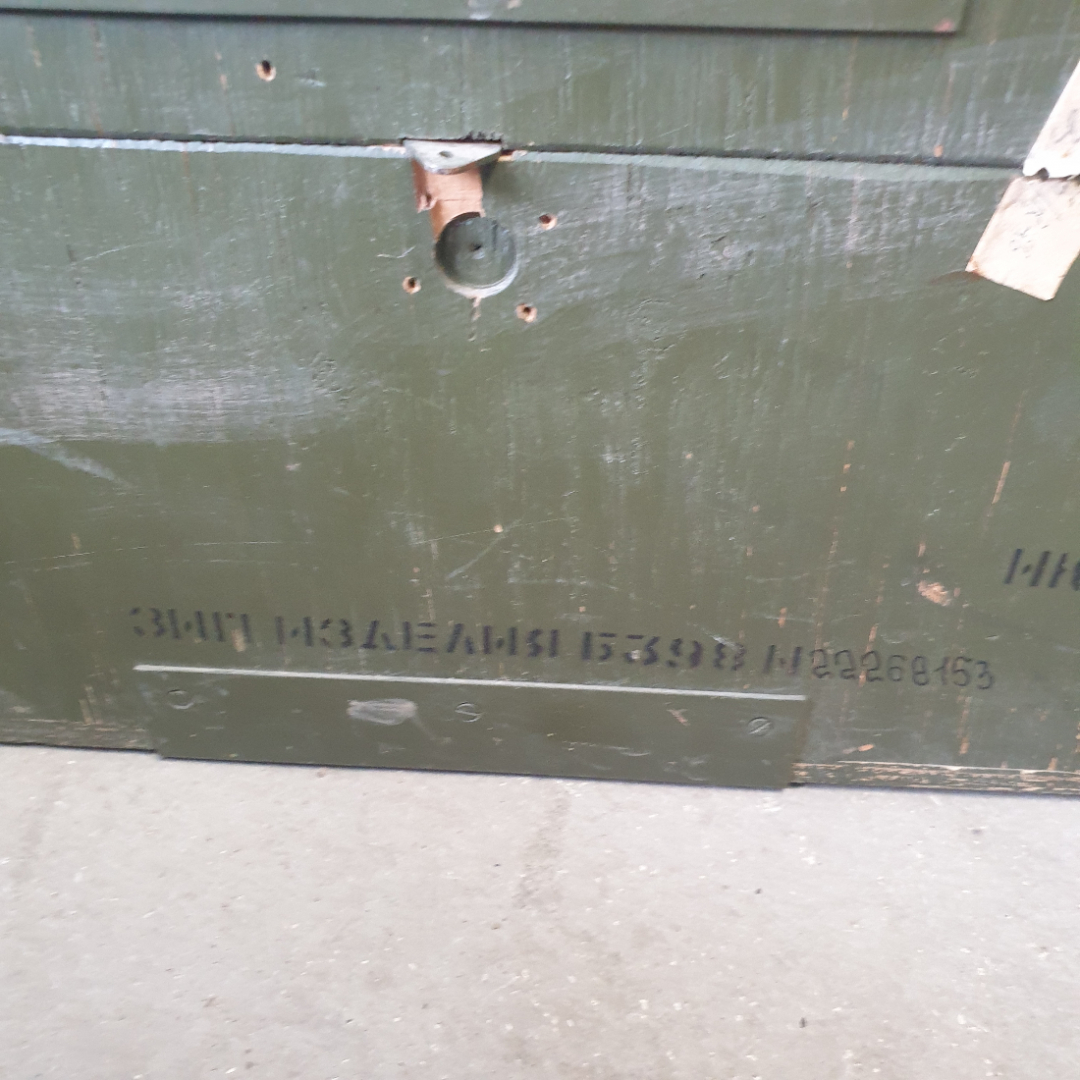 Ящик деревянный для хранения, размер 60 х 38 х 23 см, СССР. Картинка 6