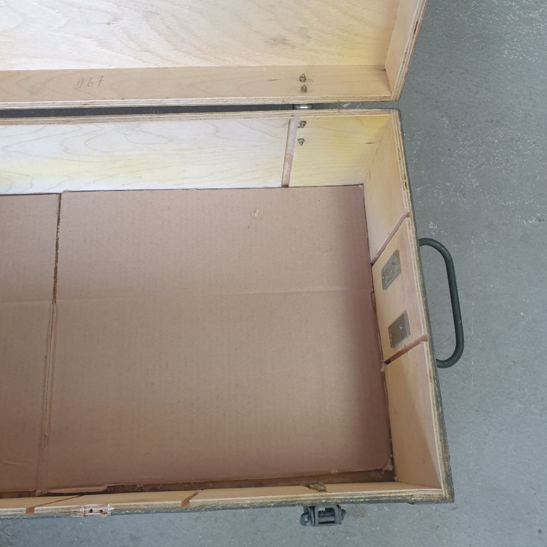 Ящик деревянный для хранения, размер 60 х 38 х 23 см, СССР. Картинка 12