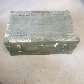 Ящик деревянный для хранения, размер 60 х 38 х 23 см, СССР. Картинка 1
