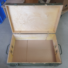 Ящик деревянный для хранения, размер 60 х 38 х 23 см, СССР. Картинка 10