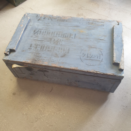 Ящик для хранения деревянный, большой, размер 85 х 51 х 30 см. Дефекты по корпусу. СССР. Картинка 13