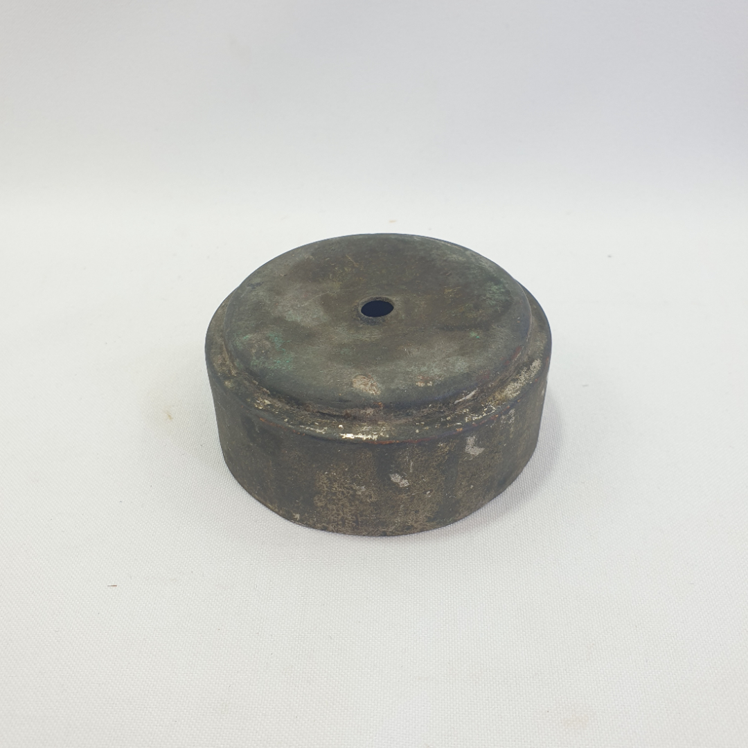 Заглушка (тушилка) для жарового самовара, диаметр 7,5 см, металл. СССР. Картинка 2