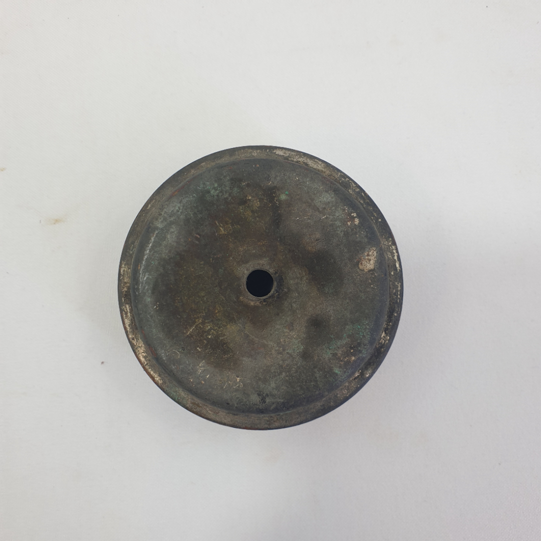 Заглушка (тушилка) для жарового самовара, диаметр 7,5 см, металл. СССР. Картинка 5