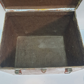 Ящик для хранения металлический, размеры 36 х 29 х 30 см. СССР. Картинка 12