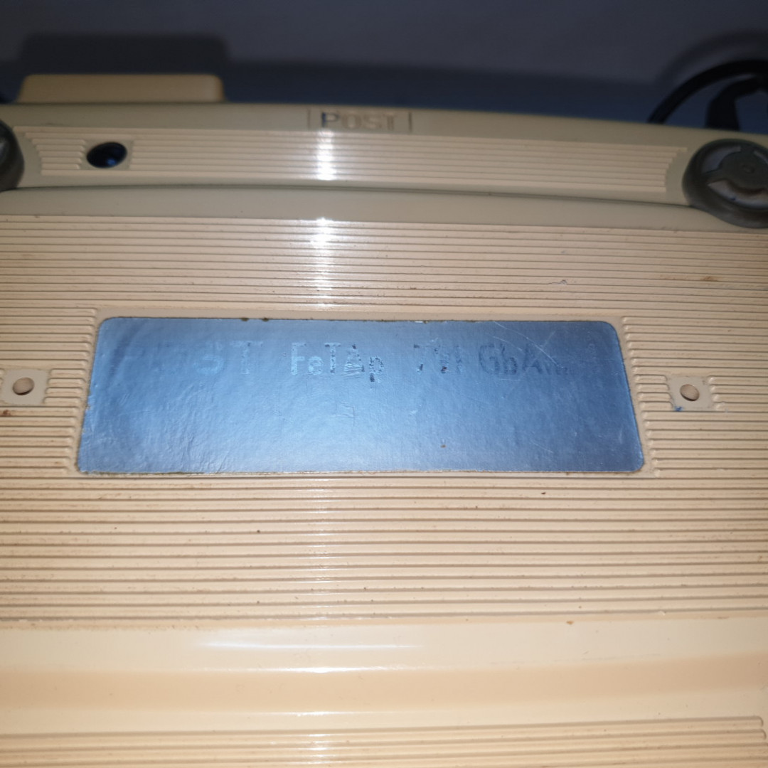 Телефон дисковый POST FeTAp 791 GbAnz-1, с иконой, регулировка громкости. ГДР. Картинка 9