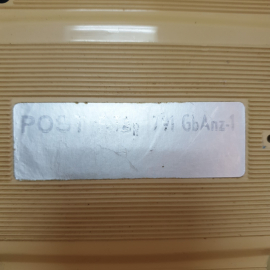 Телефон дисковый POST FeTAp 791 GbAnz-1, с иконой, регулировка громкости. ГДР. Картинка 11
