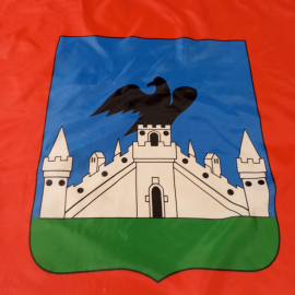 Флаг города Орёл, размер 140 х 90 см, Россия. Картинка 3