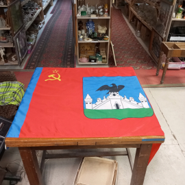 Флаг города Орёл, размер 140 х 90 см, Россия. Картинка 1