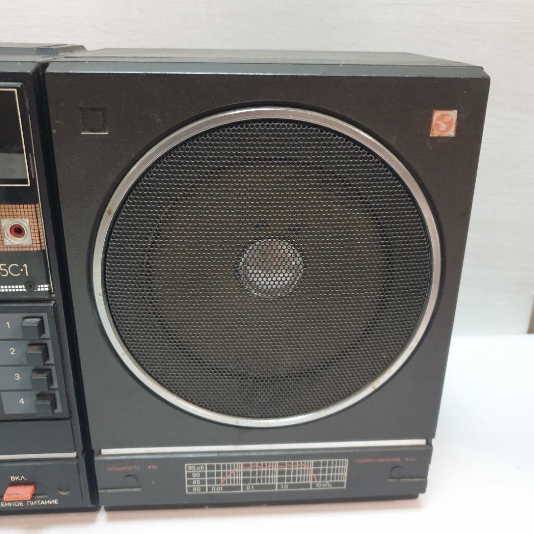 Магнитофон кассетный Вега РМ 235С-1, частичная работоспособность. СССР. Картинка 5