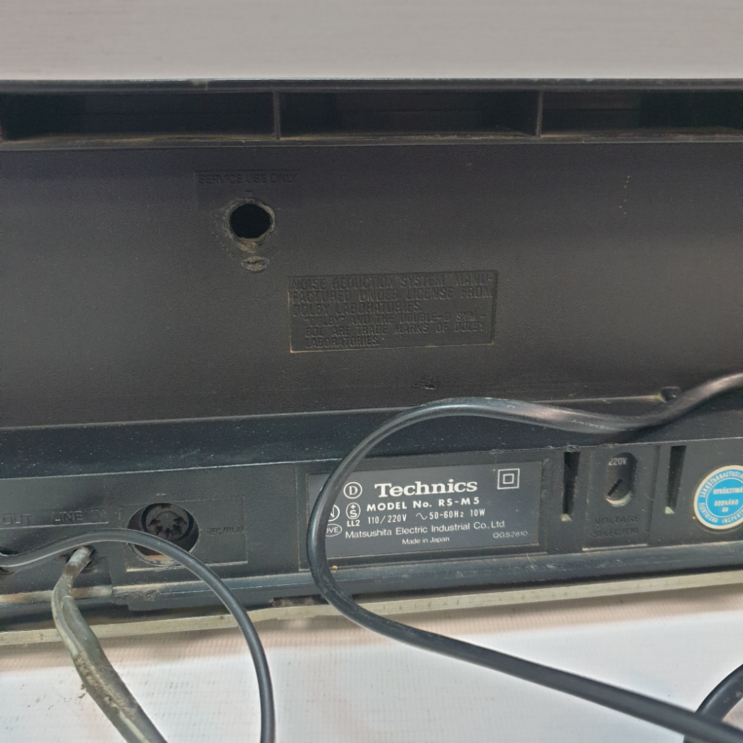 Дека кассетная Technics RS-M5, кассетоприемник требует ремонта. Япония. Картинка 11