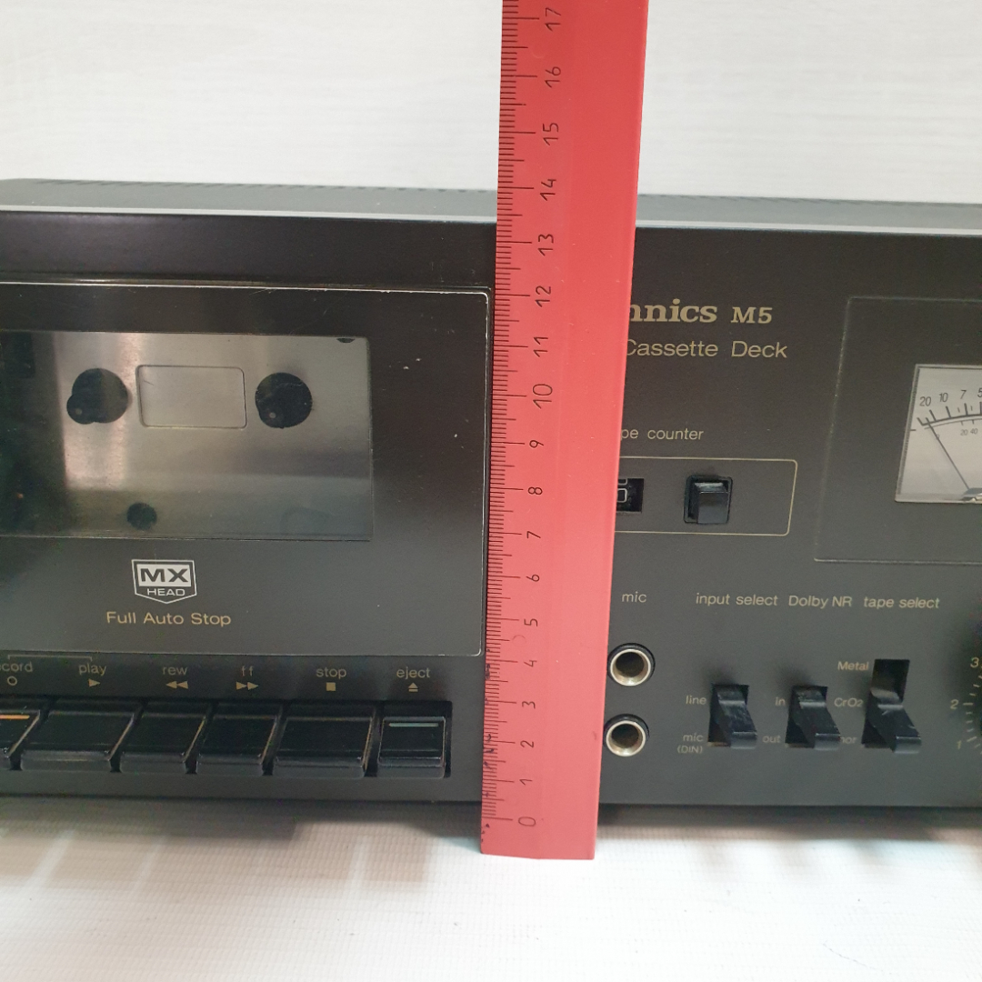 Дека кассетная Technics RS-M5, кассетоприемник требует ремонта. Япония. Картинка 20