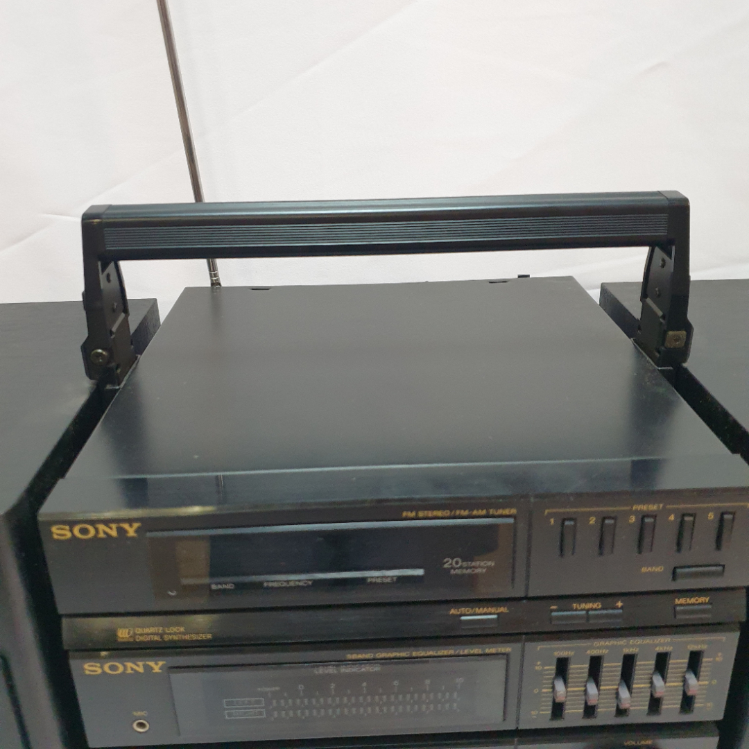 Магнитофон кассетный Sony HST-404, работает, деки требуют ремонта. Япония. Картинка 9