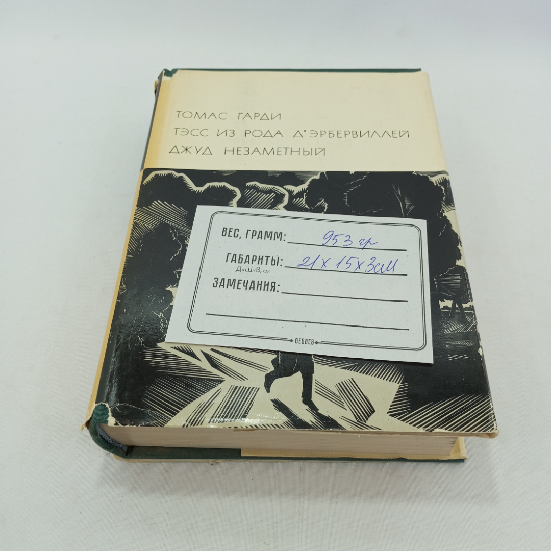 Тэсс из рода Д*Эрбервиллей. Джуд Незаметный. Томас Гарди, БВЛ, 1970 год, том 71. Картинка 8