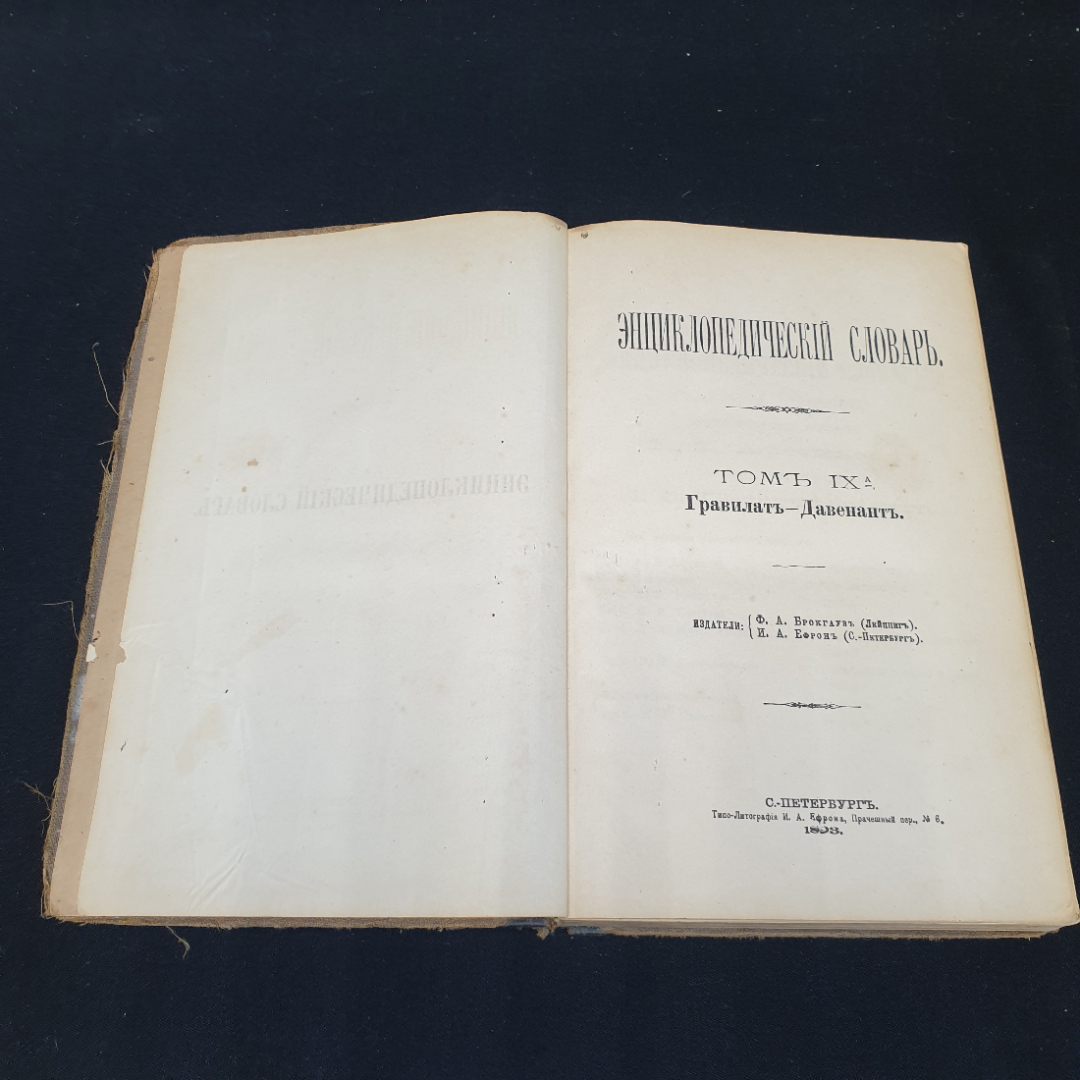 Энциклопедический словарь Брокгауза и Ефрона, том 18. Санкт-Петербург, 1893г. Картинка 3