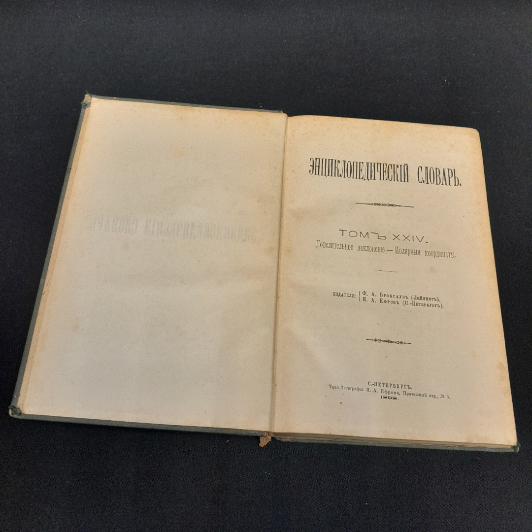 Энциклопедический словарь Брокгауза и Ефрона, том 47. Санкт-Петербург, 1898г. Картинка 2