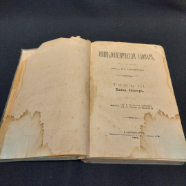 Энциклопедический словарь Брокгауза и Ефрона, том 3. Санкт-Петербург, 1891г. Картинка 3