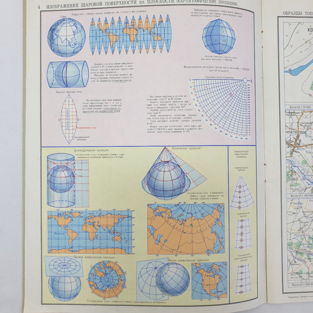 Географический атлас СССР для 7-го класса, ГУГиК при совете министров СССР, Москва, 1979г.. Картинка 6