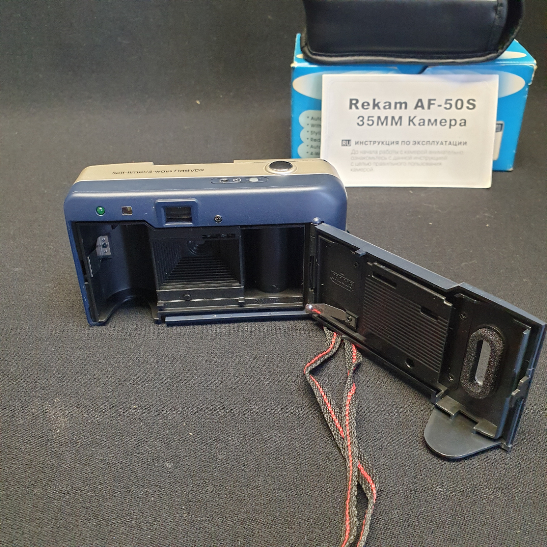 Фотоаппарат Rekam AF-50S, в коробке, с документами. Картинка 4