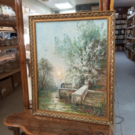 Копия картины Ю.Ю. Клевер. «Старый парк». 1878 г., холст, акрил, неизвестный художник