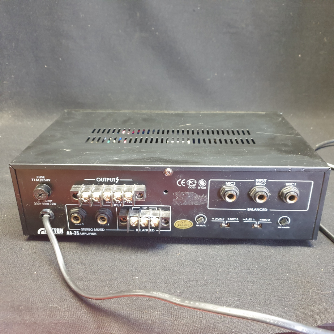 Трансляционный усилитель Roxton AA-35 Amplifier, полностью рабочий. Картинка 5