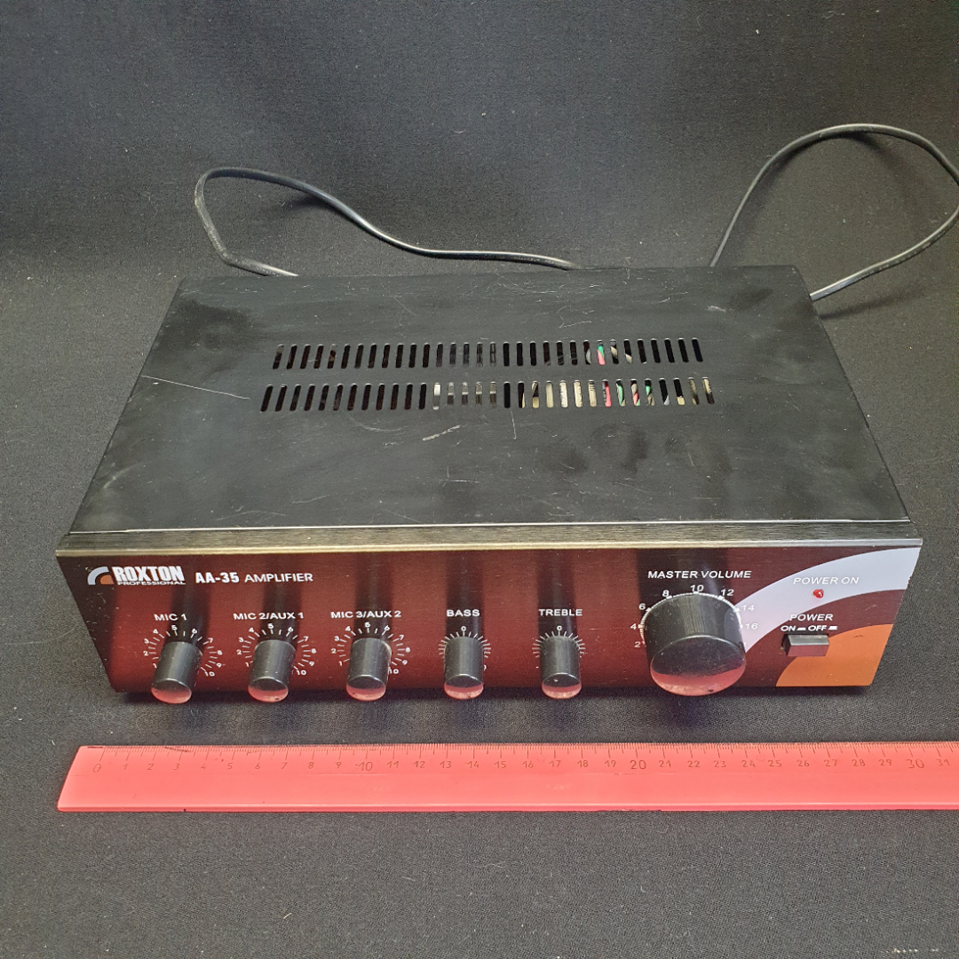 Трансляционный усилитель Roxton AA-35 Amplifier, полностью рабочий. Картинка 10