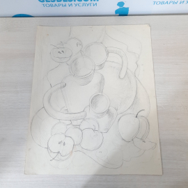 Эскиз Натюрморта, карандаш.