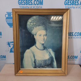 Репродукция "Портрет неизвестной крестьянки", Аргунов