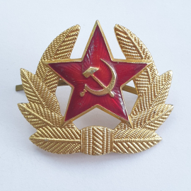 Металлическая солдатская кокарда, СССР