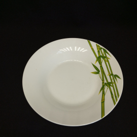 Тарелка суповая "Бамбук", 20 см, керамика, Miolla, Китай. Картинка 1