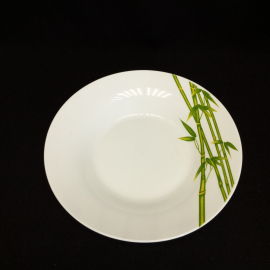 Тарелка суповая "Бамбук", 20 см, керамика, Miolla, Китай. Картинка 2