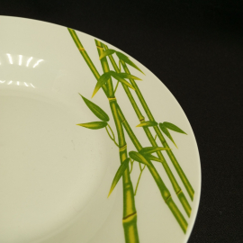 Тарелка суповая "Бамбук", 20 см, керамика, Miolla, Китай. Картинка 4