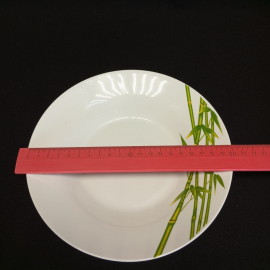 Тарелка суповая "Бамбук", 20 см, керамика, Miolla, Китай. Картинка 6