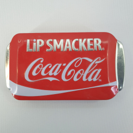 Металлическая коробочка "Coca Cola Lip Smacker" с четырьмя блесками для губ