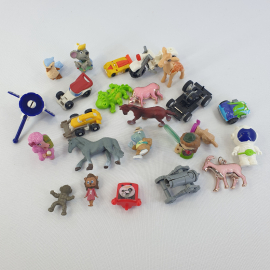 Набор мелких пластиковых игрушек, 24 штуки