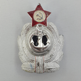 Металлическая кокарда ВМФ, СССР